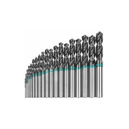 Garant 19 Pc HSS-E Stub Drill Set with Case, Sizes: 1-10 mm 113790 1-10